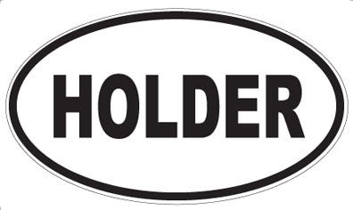 HOLDER - Oval Magnet