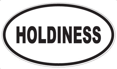 HOLDINESS - Oval Magnet