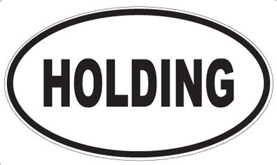 HOLDING - Oval Magnet