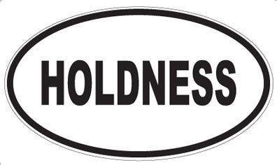 HOLDNESS - Oval Magnet