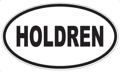 HOLDREN - Oval Magnet
