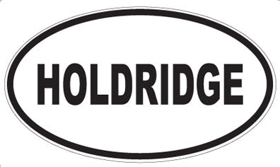 HOLDRIDGE - Oval Magnet