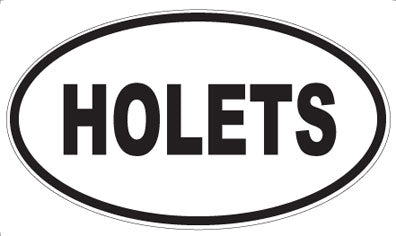 HOLETS - Oval Sticker