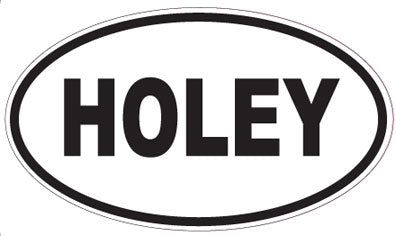 HOLEY - Oval Sticker