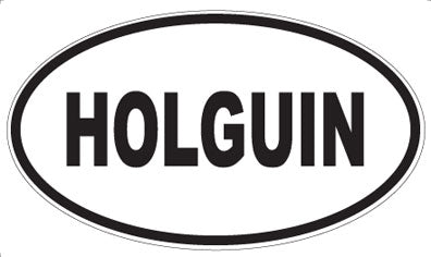HOLGUIN - Oval Magnet