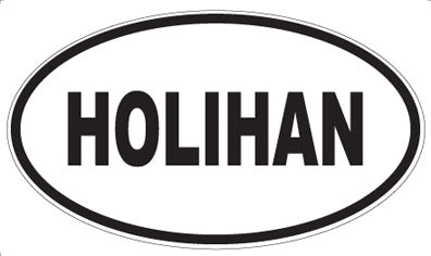 HOLIHAN - Oval Magnet