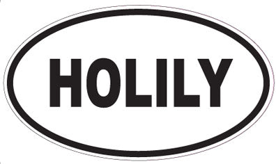 HOLILY - Oval Sticker