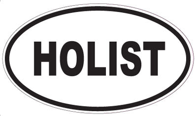 HOLIST - Oval Sticker