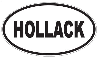 HOLLACK - Oval Magnet