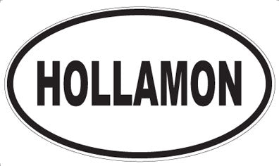 HOLLAMON - Oval Magnet