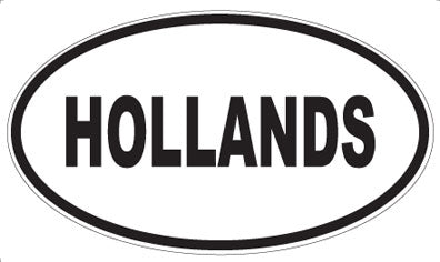 HOLLANDS - Oval Magnet