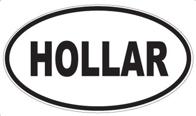 HOLLAR - Oval Magnet