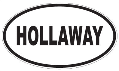 HOLLAWAY - Oval Magnet