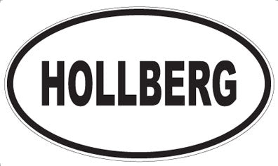 HOLLBERG - Oval Sticker