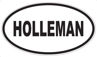 HOLLEMAN - Oval Magnet