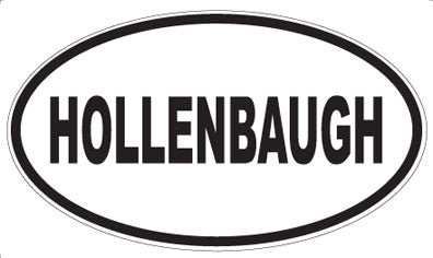 HOLLENBAUGH - Oval Magnet