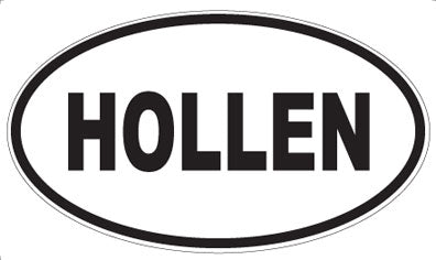 HOLLEN - Oval Magnet