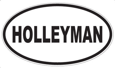HOLLEYMAN - Oval Magnet