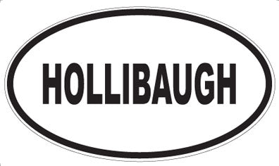 HOLLIBAUGH - Oval Magnet
