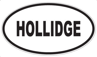 HOLLIDGE - Oval Magnet
