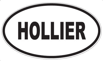 HOLLIER - Oval Magnet