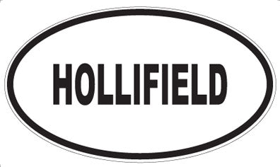 HOLLIFIELD - Oval Magnet