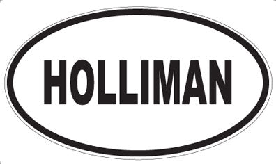 HOLLIMAN - Oval Magnet