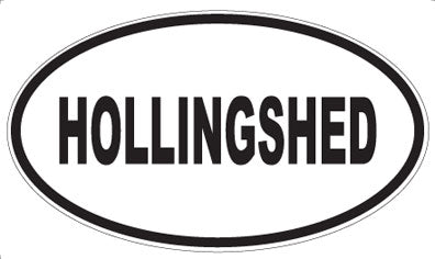 HOLLINGSHED - Oval Magnet