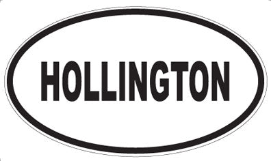 HOLLINGTON - Oval Magnet
