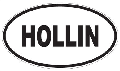 HOLLIN - Oval Magnet
