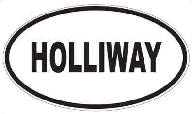 HOLLIWAY - Oval Magnet