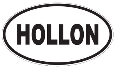 HOLLON - Oval Magnet