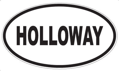 HOLLOWAY - Oval Magnet