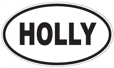 HOLLY - Oval Magnet