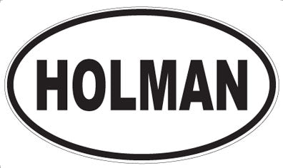 HOLMAN - Oval Magnet