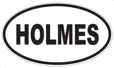 HOLMES - Oval Magnet
