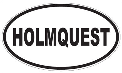 HOLMQUEST - Oval Sticker