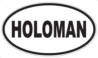 HOLOMAN - Oval Magnet