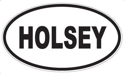 HOLSEY - Oval Sticker