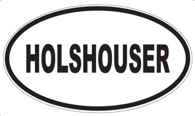 HOLSHOUSER - Oval Magnet
