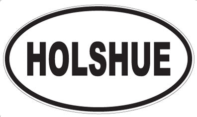 HOLSHUE - Oval Magnet