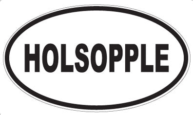 HOLSOPPLE - Oval Magnet