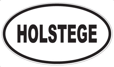 HOLSTEGE - Oval Sticker