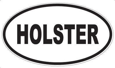 HOLSTER - Oval Sticker