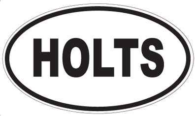 HOLTS - Oval Sticker