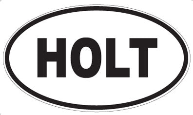 HOLT - Oval Magnet