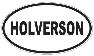 HOLVERSON - Oval Magnet