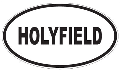 HOLYFIELD - Oval Magnet