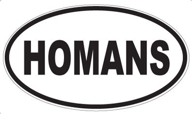 HOMANS - Oval Magnet