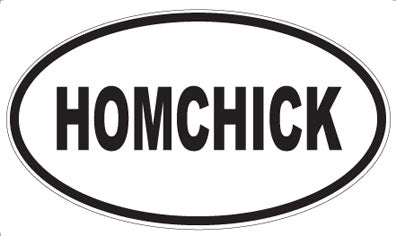 HOMCHICK - Oval Magnet